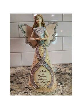 2007 Elements Angel Courage Handmade 82075 Faith God Church Love Jesus Religion